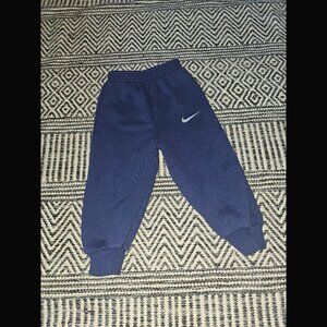 NIKE Navy Blue Basic Logo Sweatpants 2T